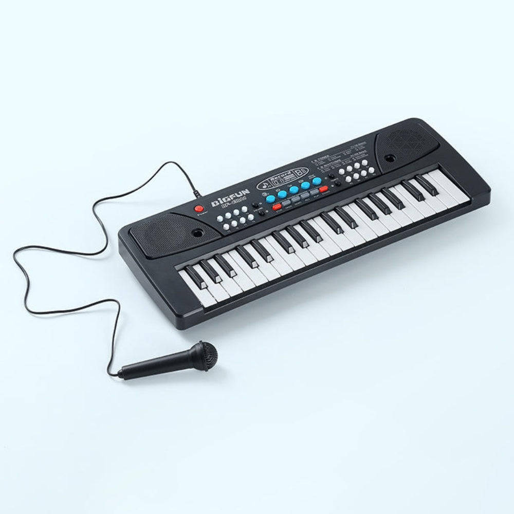 Bigfun 37-Key Electronic Piano Keyboard with Microphone – Educational Musical Toy for Kids with Recording & Multiple Tones