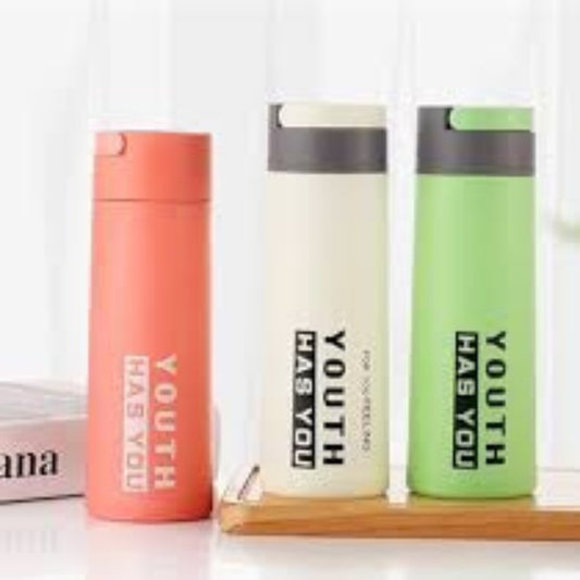 Sleek Pastel Insulated Vacuum Flasks – Leak-Proof Travel Thermos & bottle