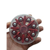 Metallic Multi-Arm Fidget Spinner with Steel Ball Bearings – Stress Relief & Focus Toy