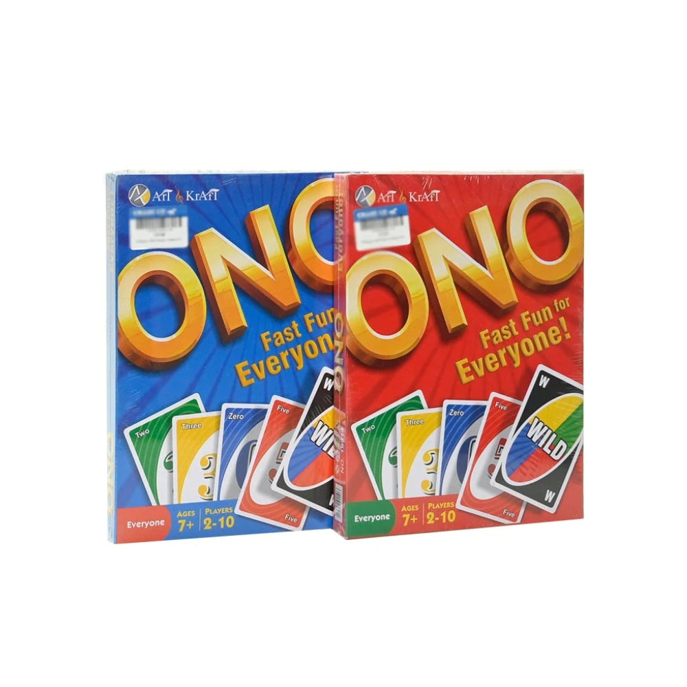 ONO Classic Family Card Game – Fast-Paced Strategy Game for 2-10 Players