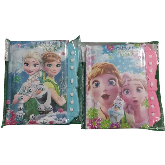 Frozen Character Secret Diary for Girls – Hardcover Personal Journal with Stylish Bow Lock