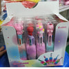 6-in-1 Multicolor Cartoon Fur Pen – Cute Unicorn & Animal Character Ballpoint with Soft Rainbow Fur