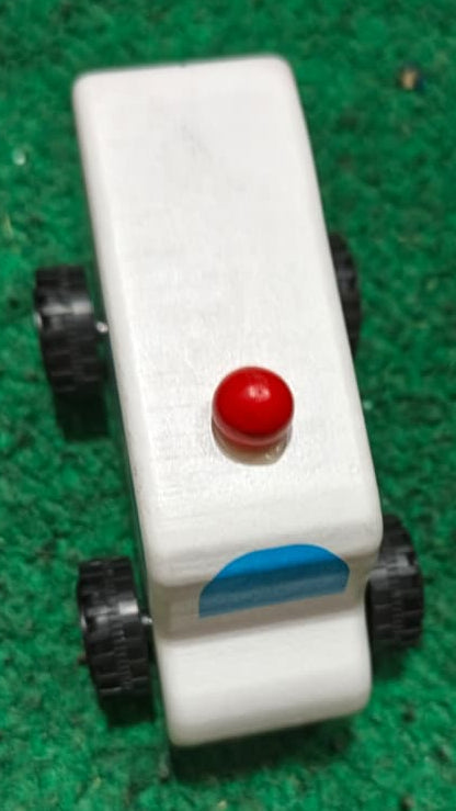 Crane Shape Wooden Toy Car